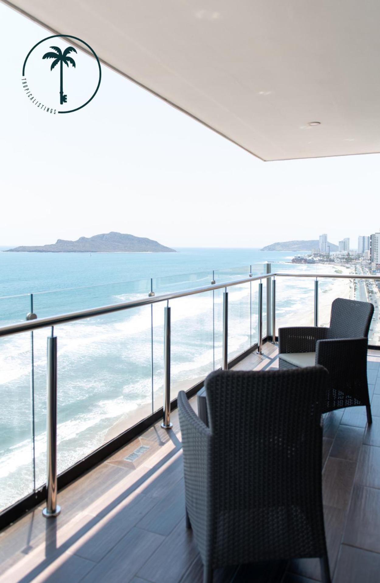 Terraza Con Vista Al Mar, Bbq Y Piscina Apartment Mazatlan Luaran gambar