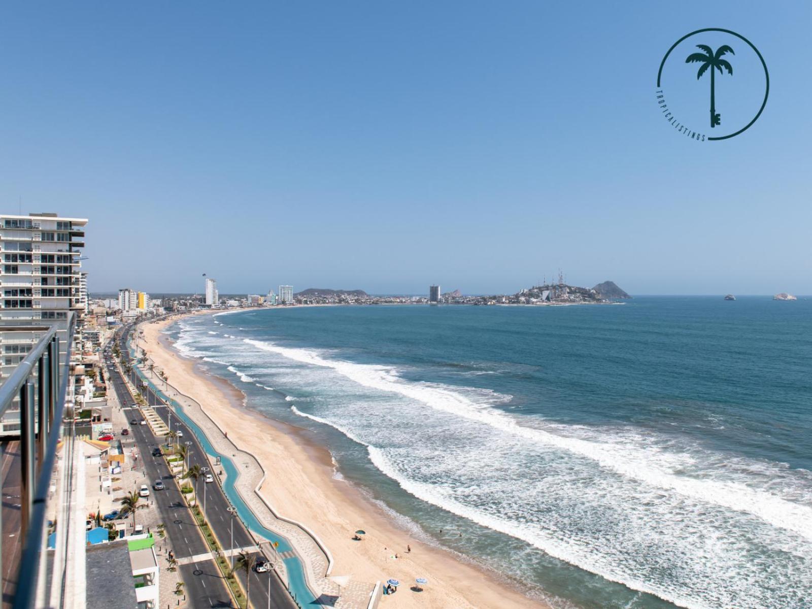 Terraza Con Vista Al Mar, Bbq Y Piscina Apartment Mazatlan Luaran gambar