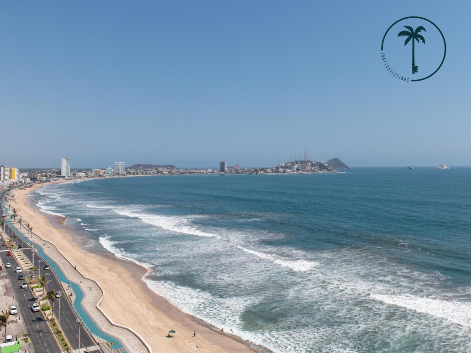 Terraza Con Vista Al Mar, Bbq Y Piscina Apartment Mazatlan Luaran gambar