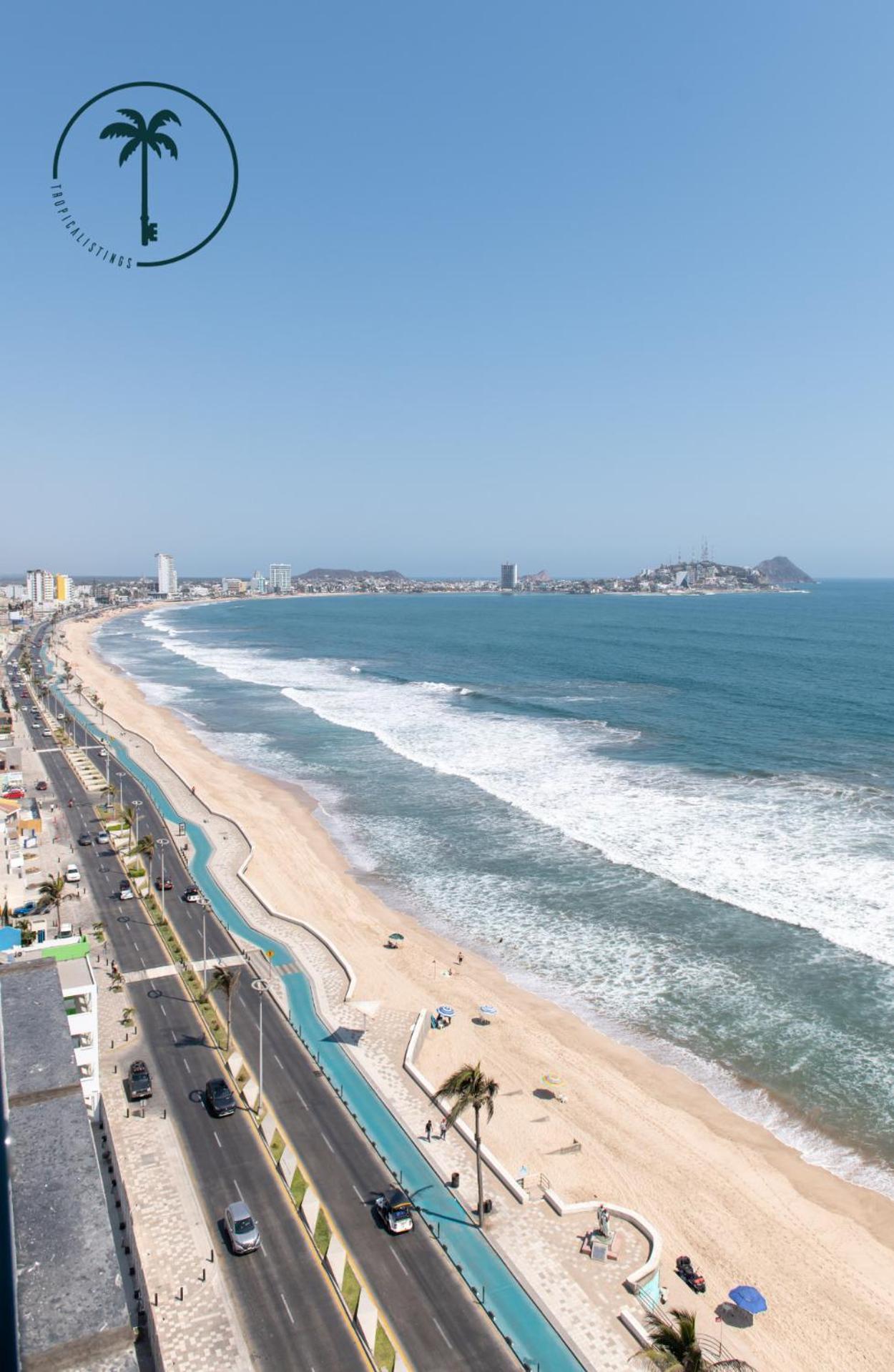 Terraza Con Vista Al Mar, Bbq Y Piscina Apartment Mazatlan Luaran gambar